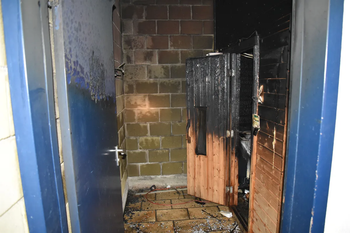 San Bernardino: Brand in Sauna verursacht Sachschaden
