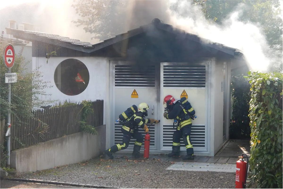 Bischofszell TG - Brand in Trafostation