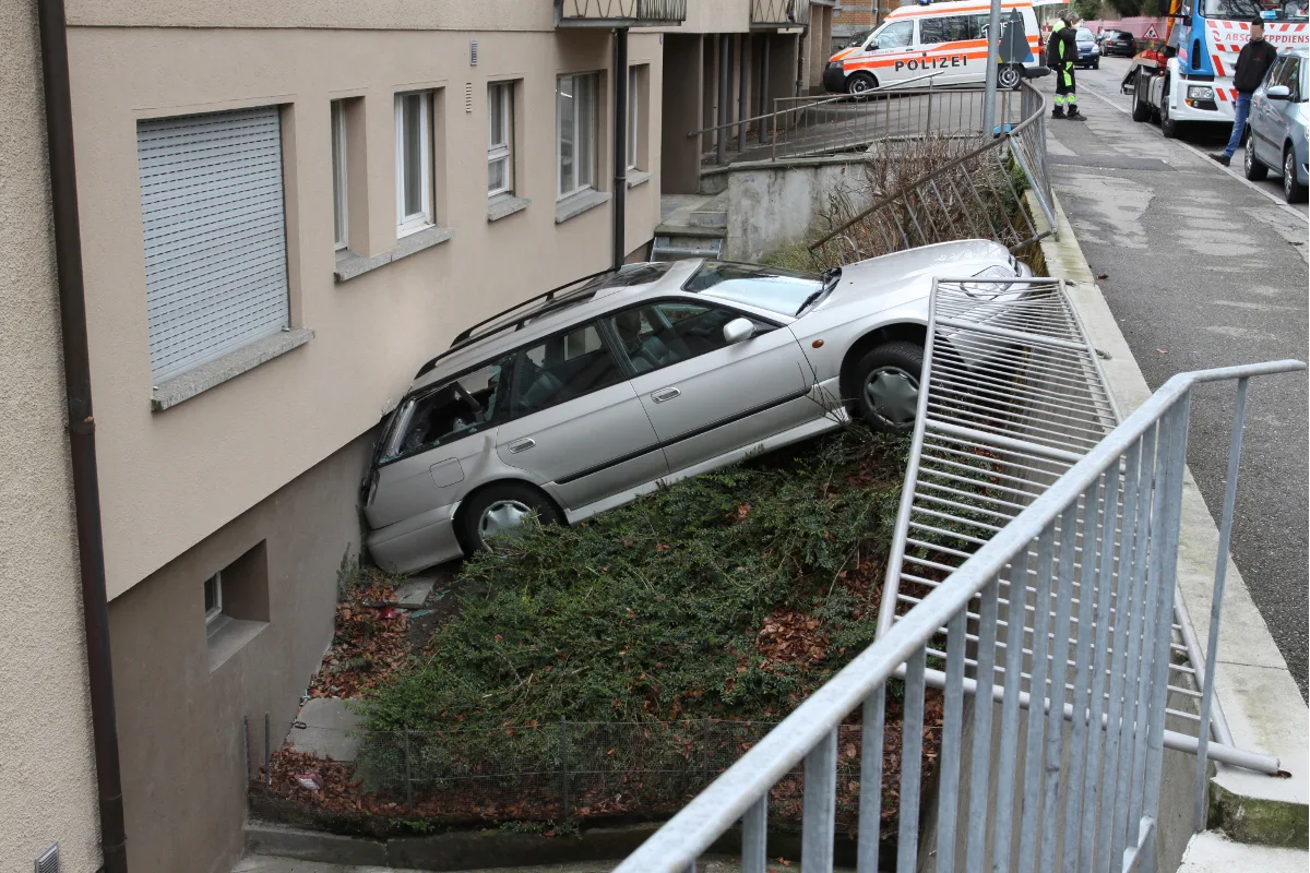 In St. Gallen falsches Pedal gedrückt