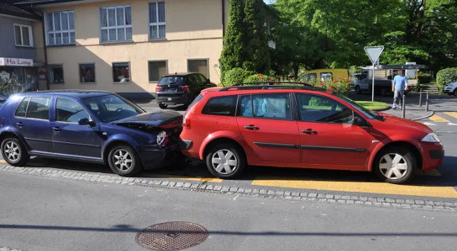 Schaan: Voll ins Heck gedonnert