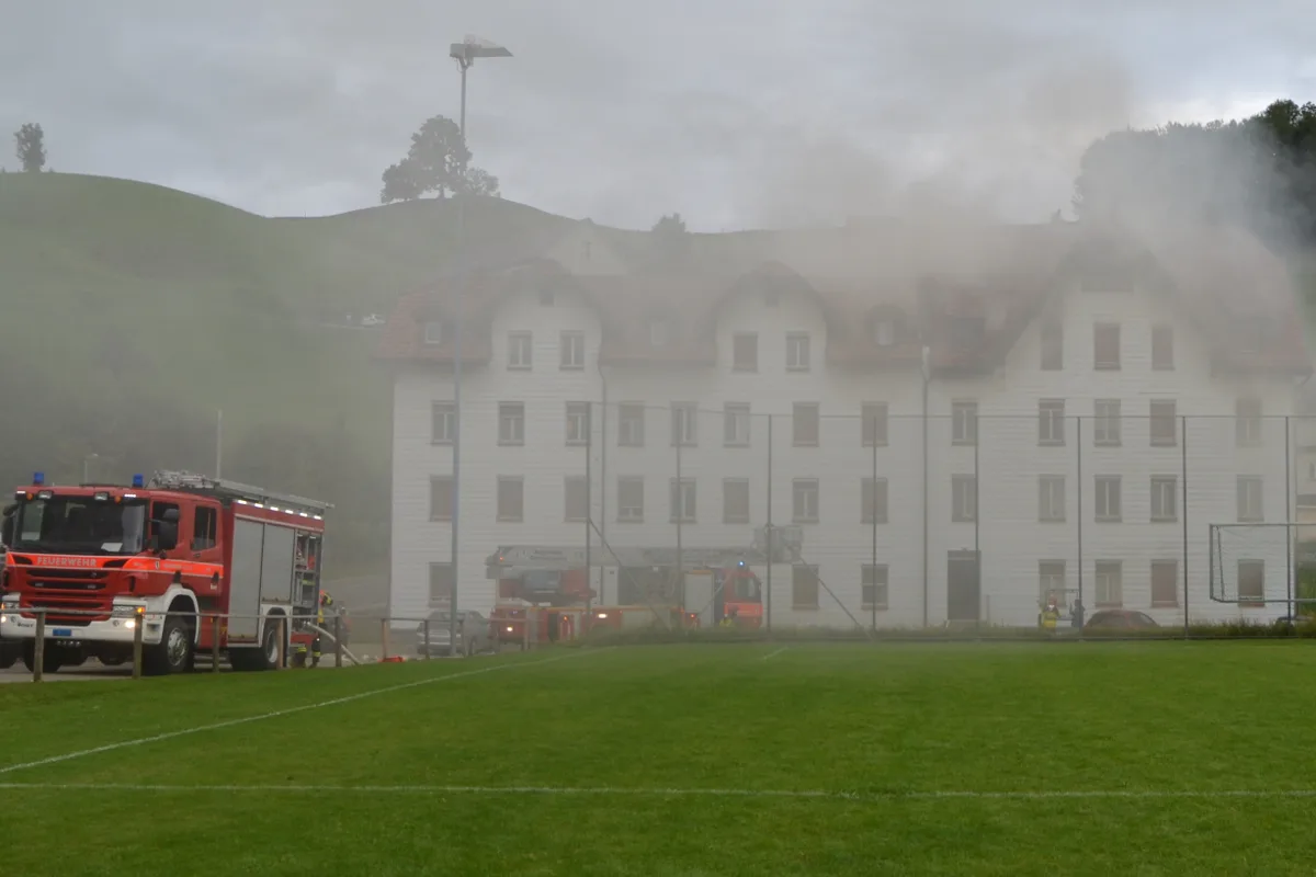Brand in Herisauer Mehrfamilienhaus - 150'000 Franken Sachschaden