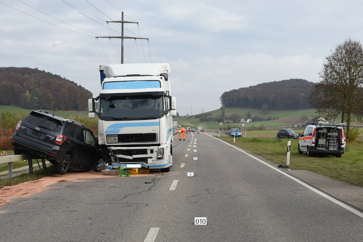 Rafz ZH - Frontalcrash mit Todesfolge