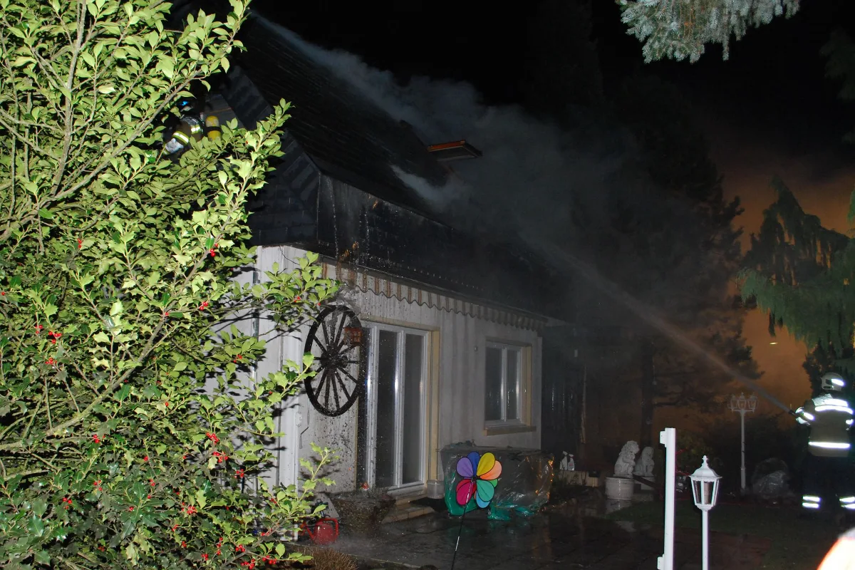Brand eines Einfamilienhauses in Nunningen 