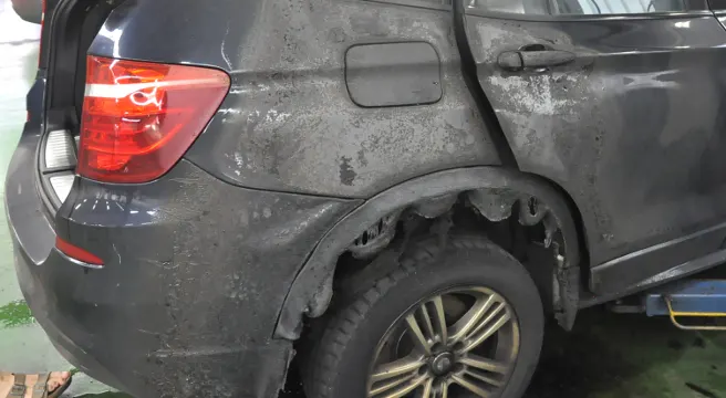 Triesen: Brand in Autogarage