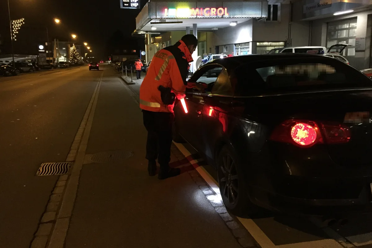 Lichtkontrolle in Heerbrugg