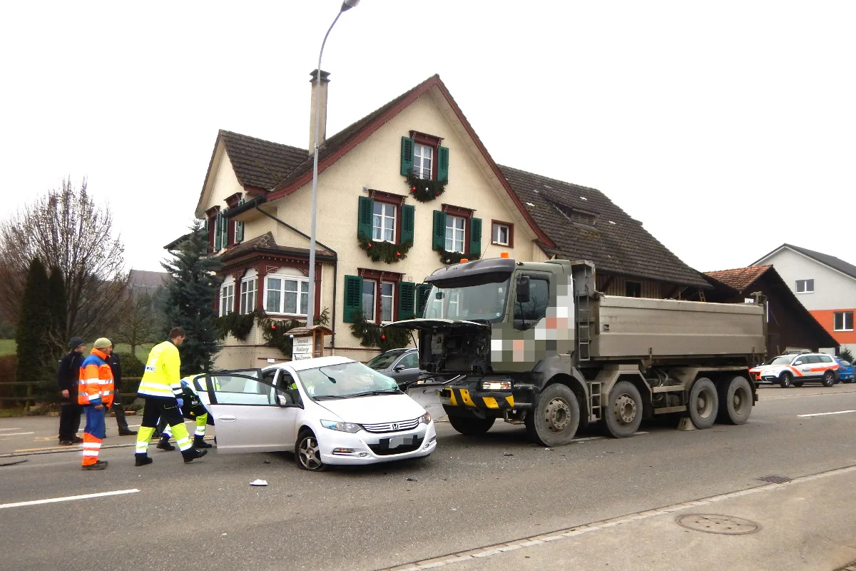 Amriswil TG - Führerscheinloser Autofahrer schwer verletzt