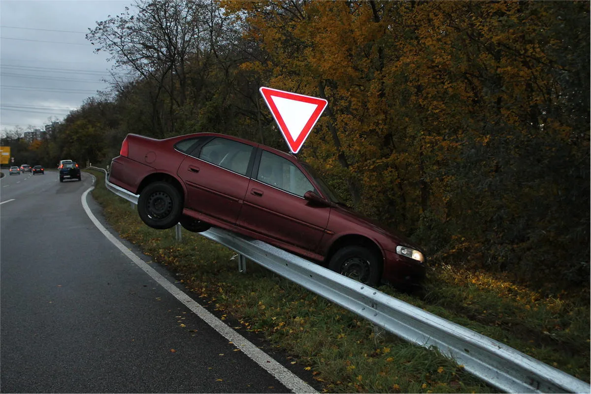 Frankenthal RP - Unfall an der Anschlussstelle Ludwigshafen Nord