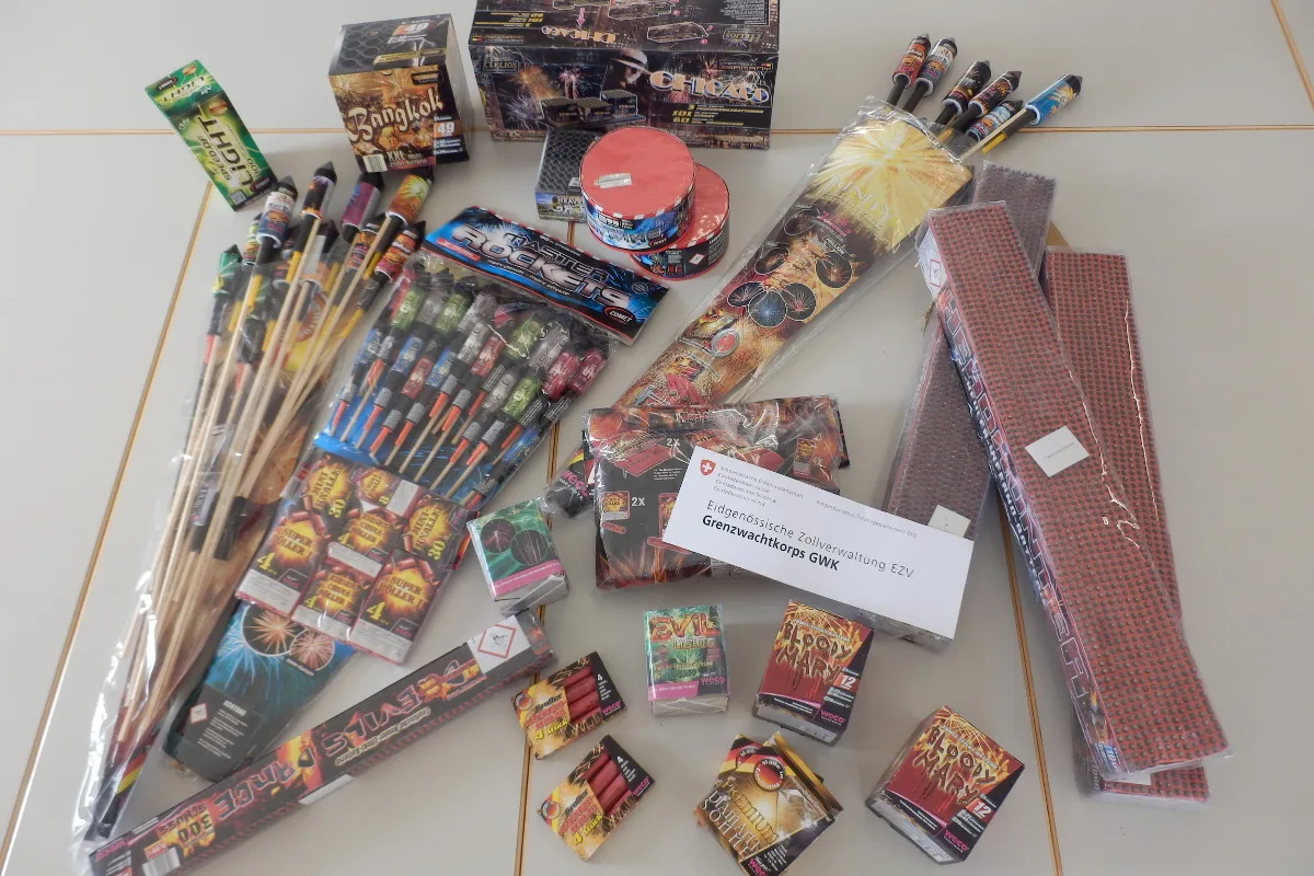 Einfuhrbestimmungen für Feuerwerk