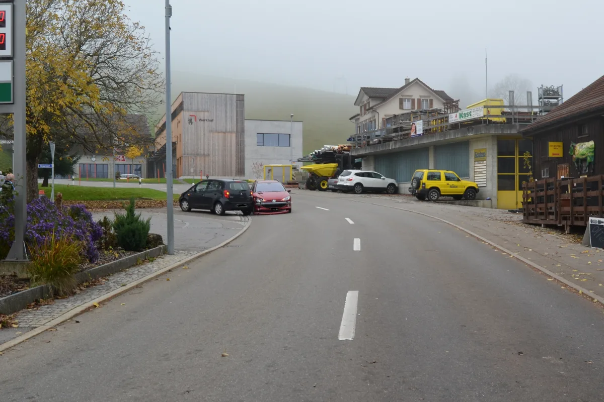 Kollision ohne Verletzte in Heiden