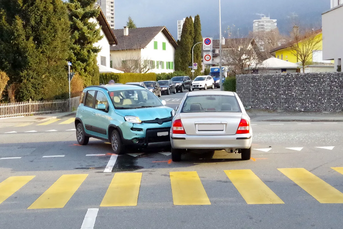 Chur GR - Kollision zweier Personenwagen