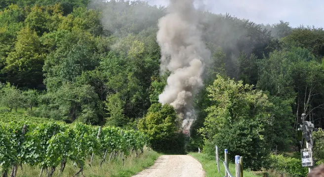 Hofstetten-Flüh: Feuerwerkskörper verursacht Brand in Lagerhaus
