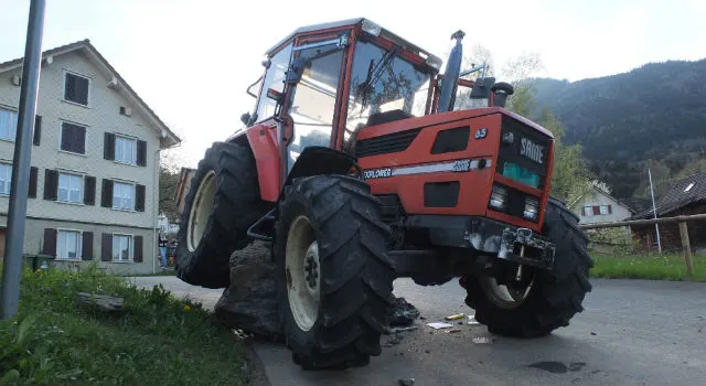 Oberschan: Traktorfahrer mit knapp zwei Promille unterwegs