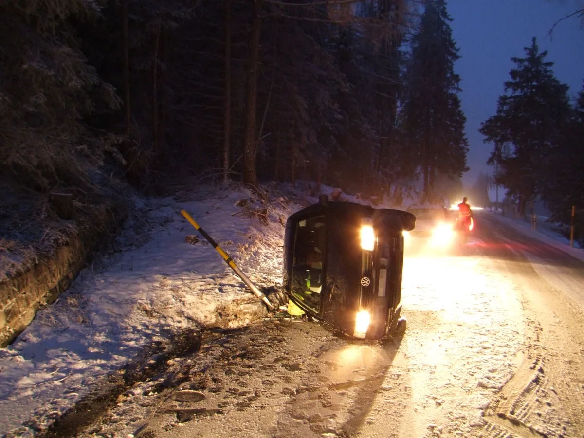 Verletzte bei Selbstunfall in Lenzerheide