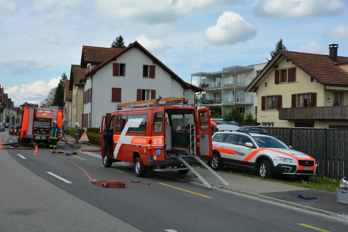 Sulgen TG - Bewohner bei Brand schwer verletzt