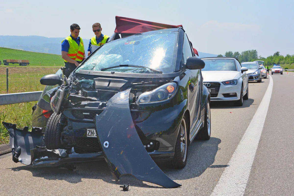 Auffahrcrash auf der A7 bei Wigoltingen fordert Verletzte