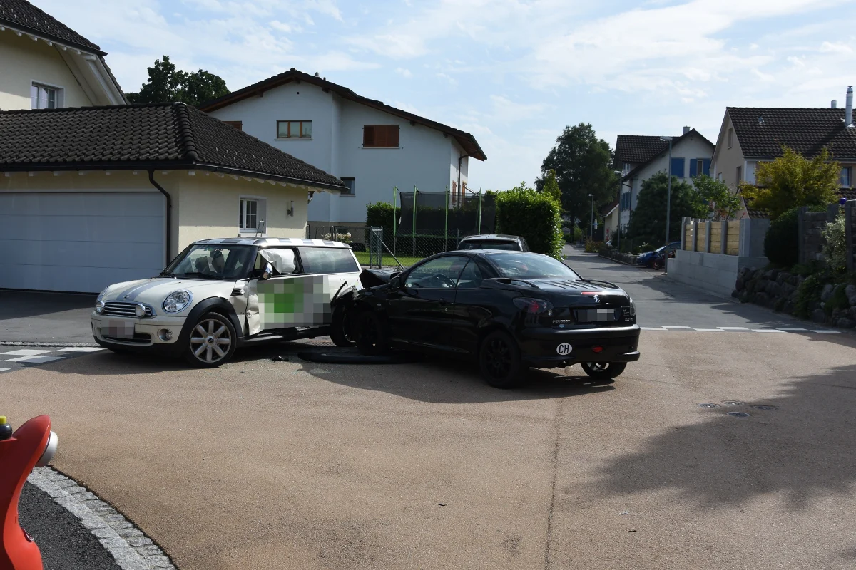 Diepoldsau SG - Auto gerammt