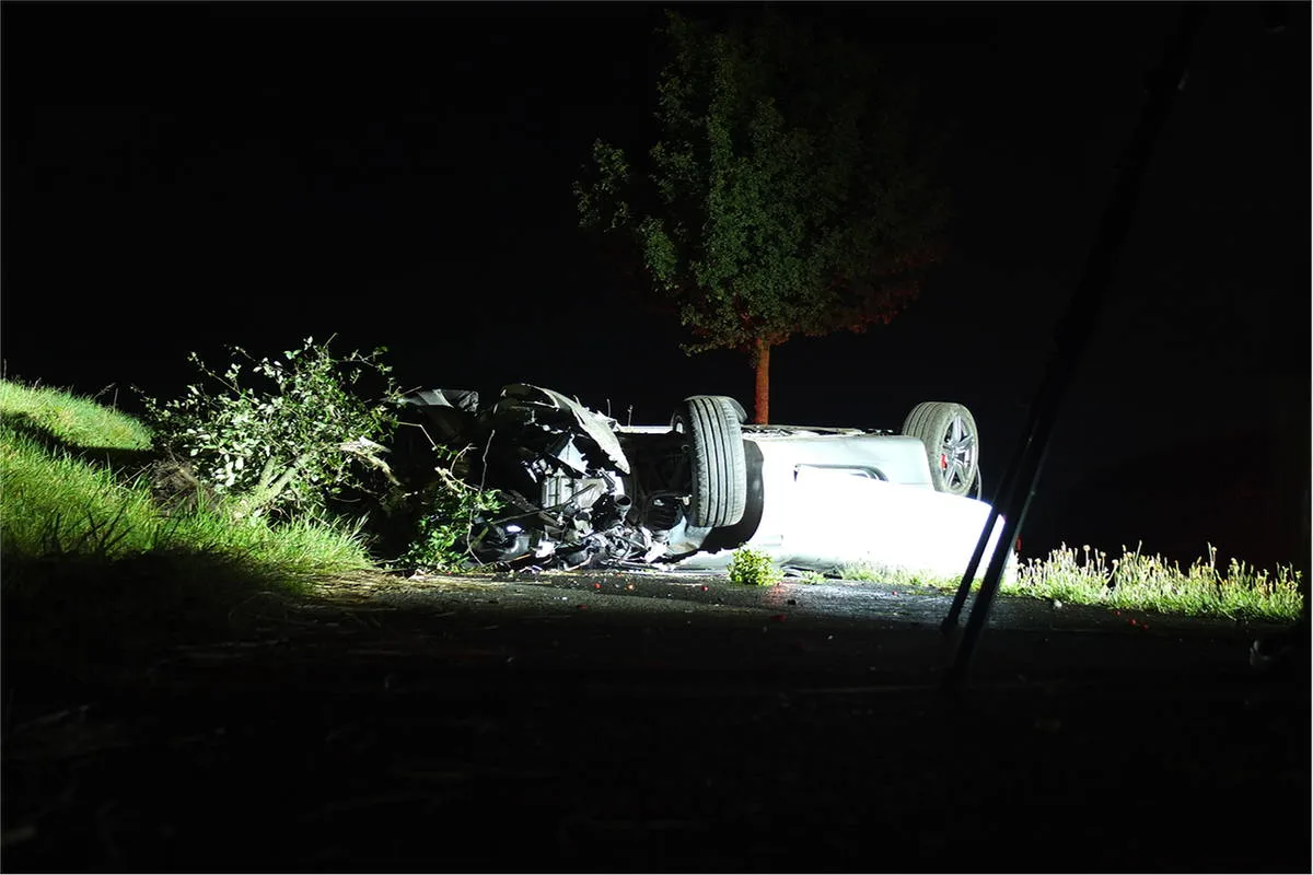 Oberrüti AG - Automobilist bei Unfall tödlich verletzt