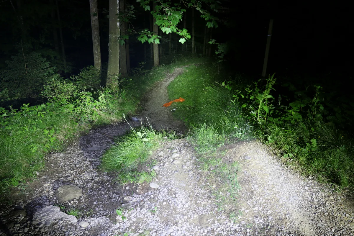 St. Gallen SG - Mountainbiker schlimm gestürzt