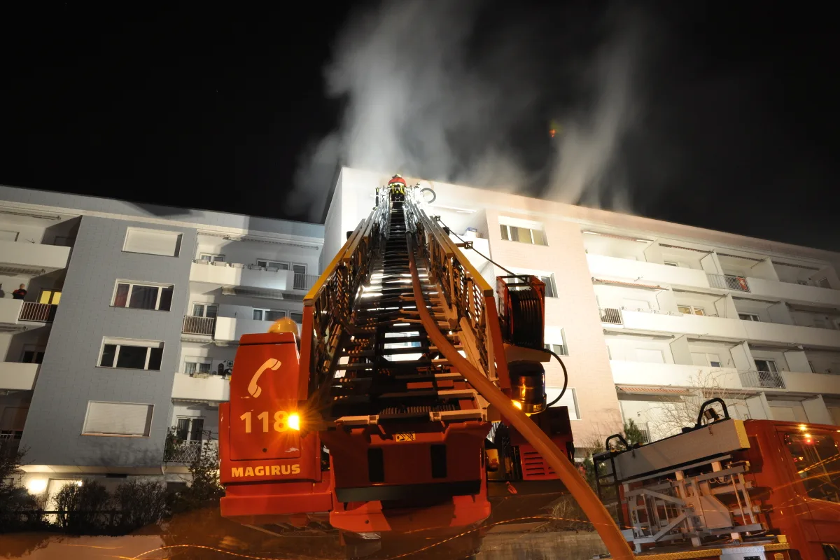Feuer in Schaffhauser Wohnblock ausgebrochen
