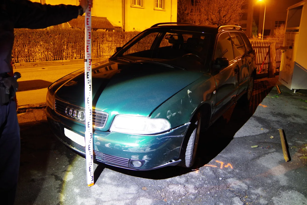 Betrunken in Chur verunfallt
