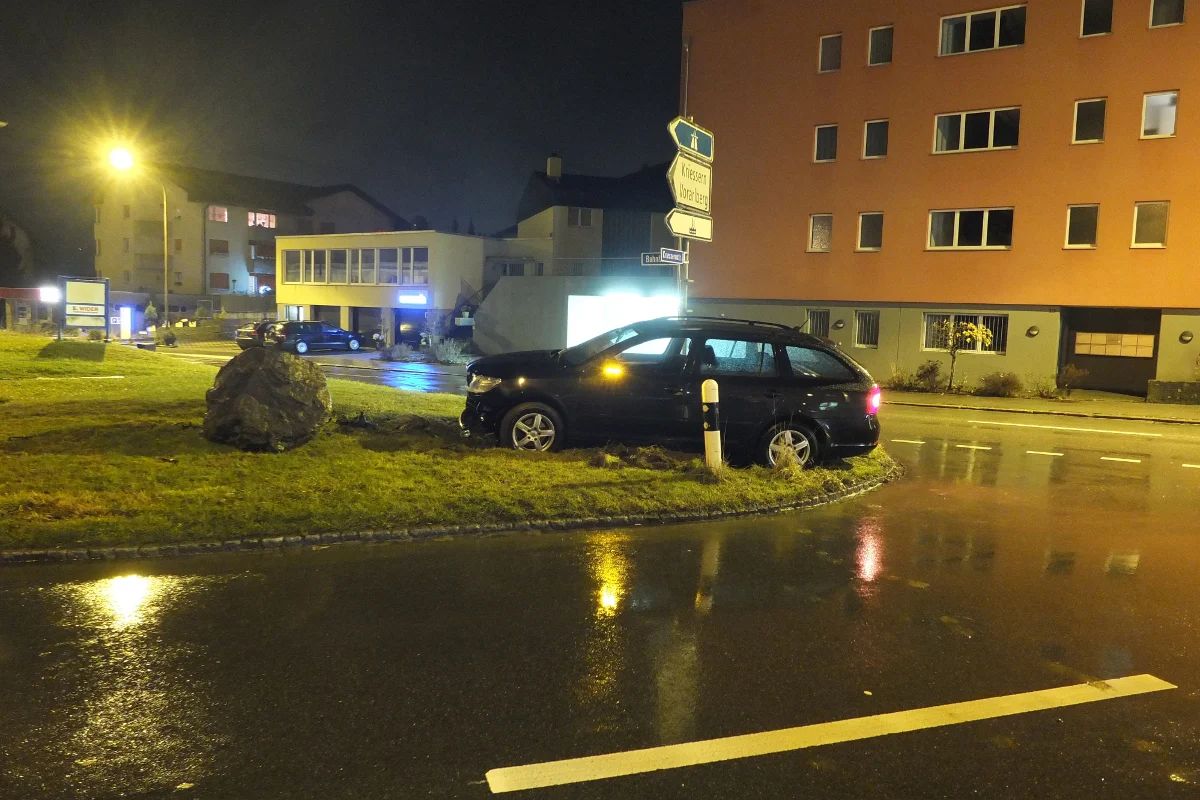 In Altstätten mit über 1,6 Promille verunglückt