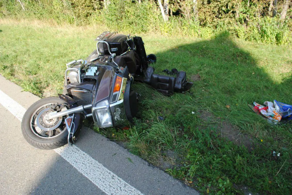 Töffunfall eines 58-Jährigen in Schaffhausen