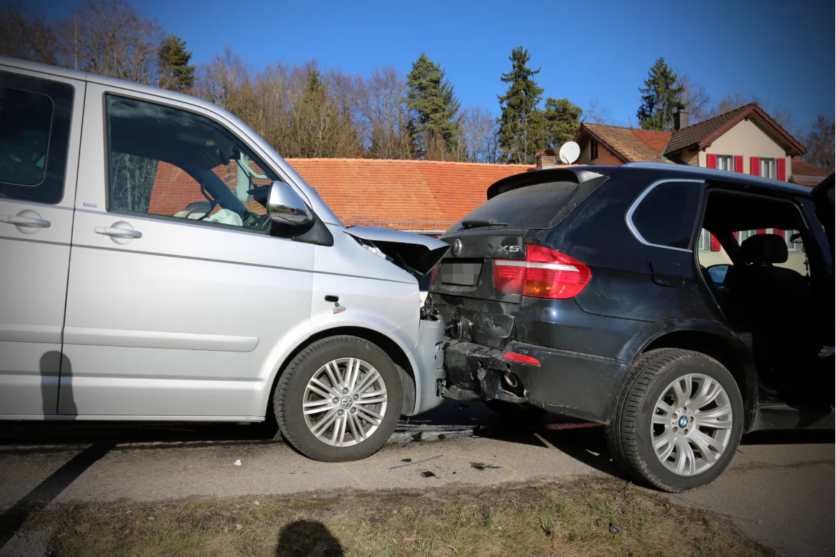 St. Gallen SG - Auffahrunfall aufgrund zu geringen Abstandes