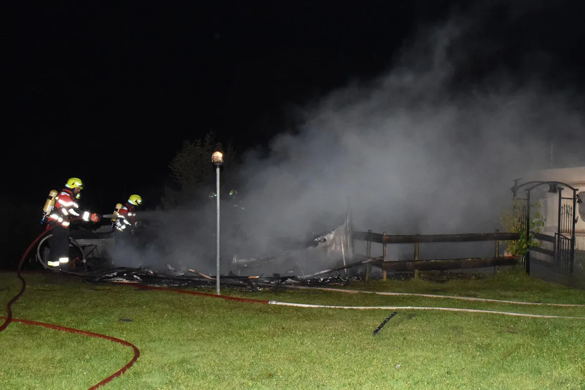 Sattel SZ - Sachschaden bei Brand auf Campingplatz 