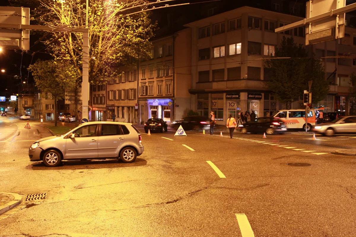 Rotlicht in St. Gallen missachtet - Kollision verursacht