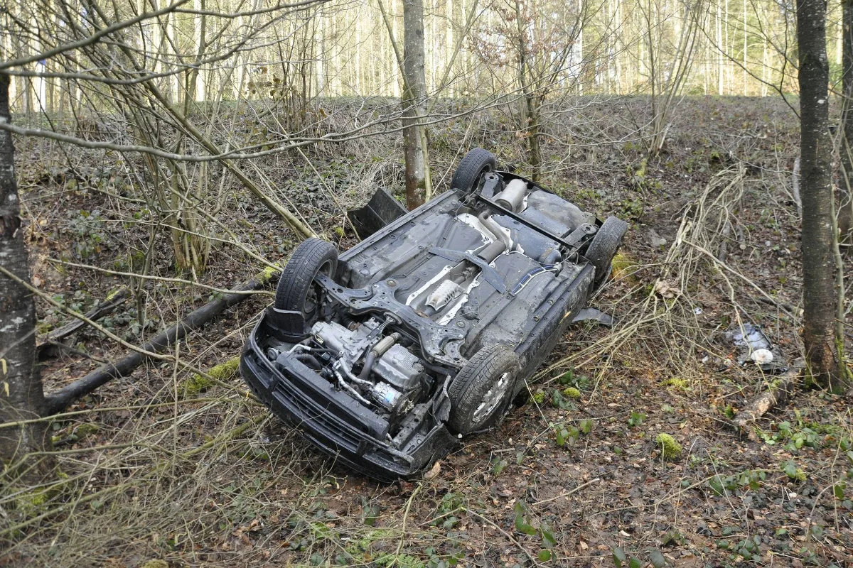 In Gretzenbach von der Strasse abgekommen und überschlagen