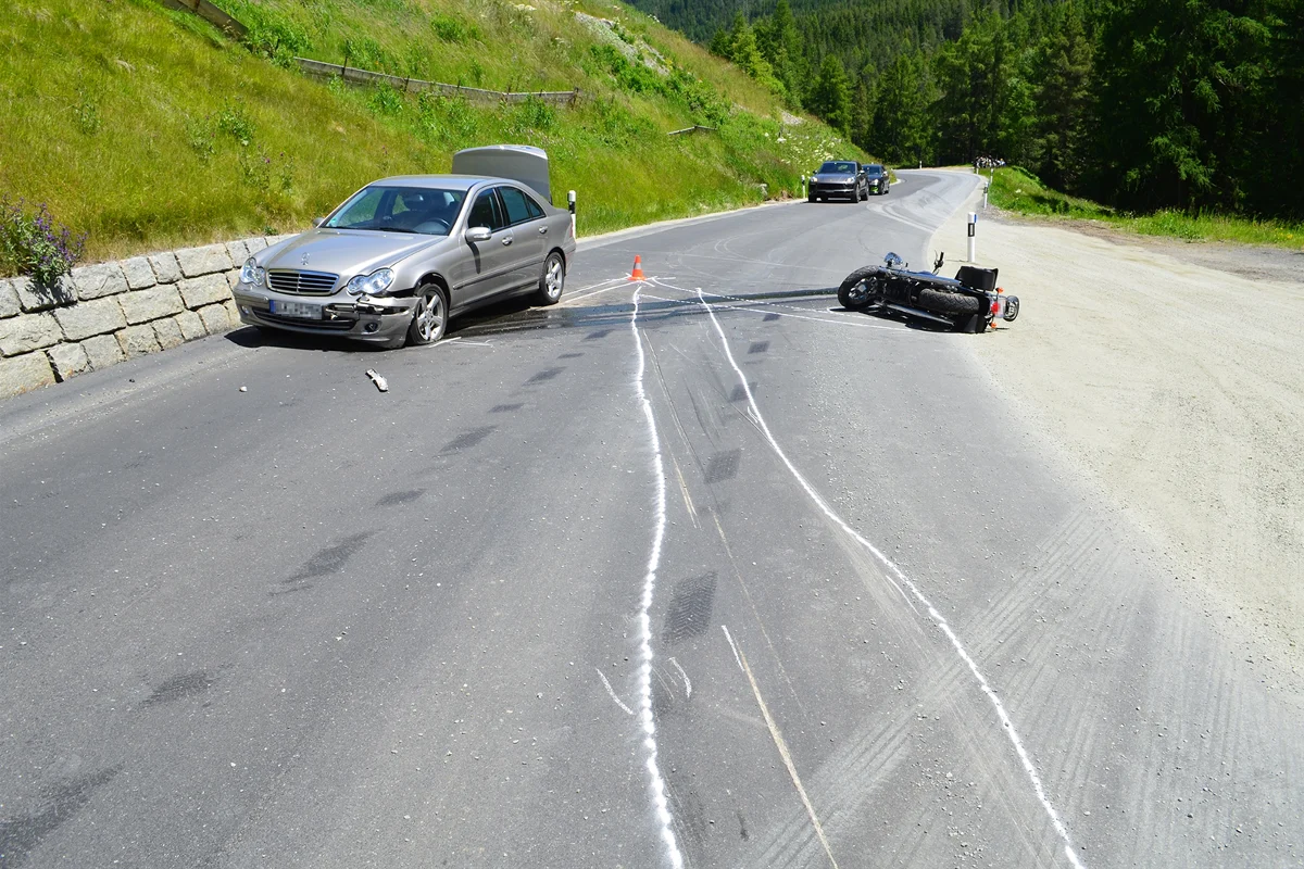 Glück bei Frontalcrash in Zernez