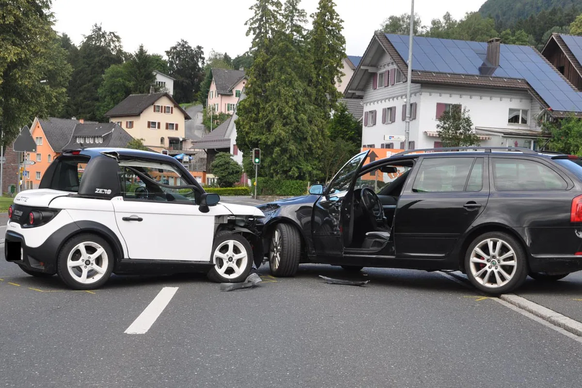 Schaanwald FL: Auto übersehen