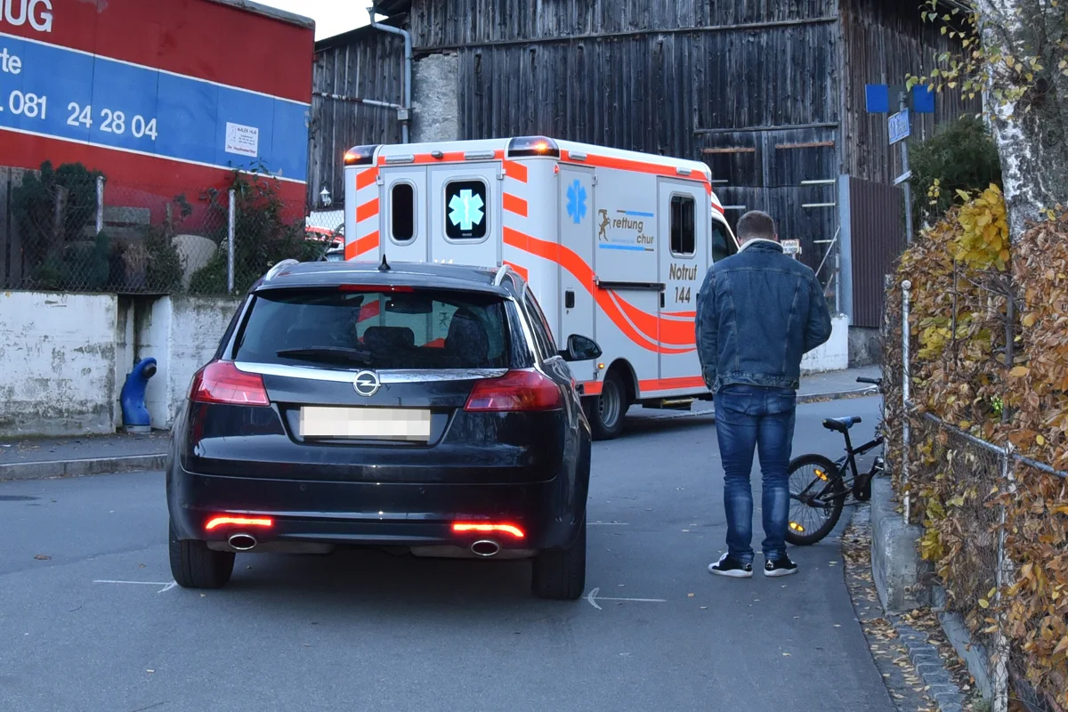 Domat/Ems GR - Kind (8) bei Verkehrsunfall verletzt