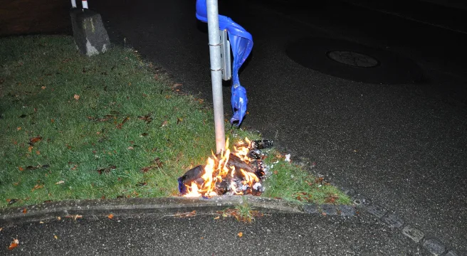 Feuerteufel in Bellach aktiv
