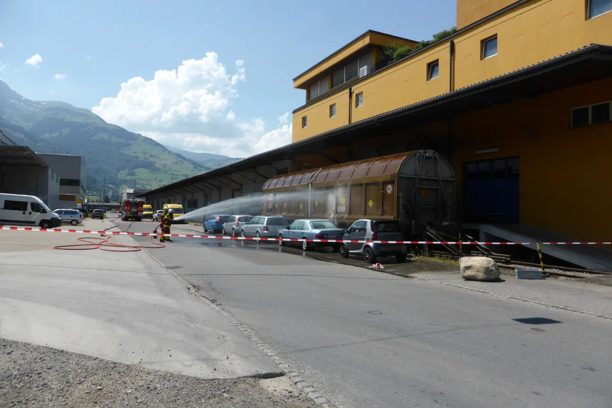 In Buchs zusammengestossen - zwei Verletzte