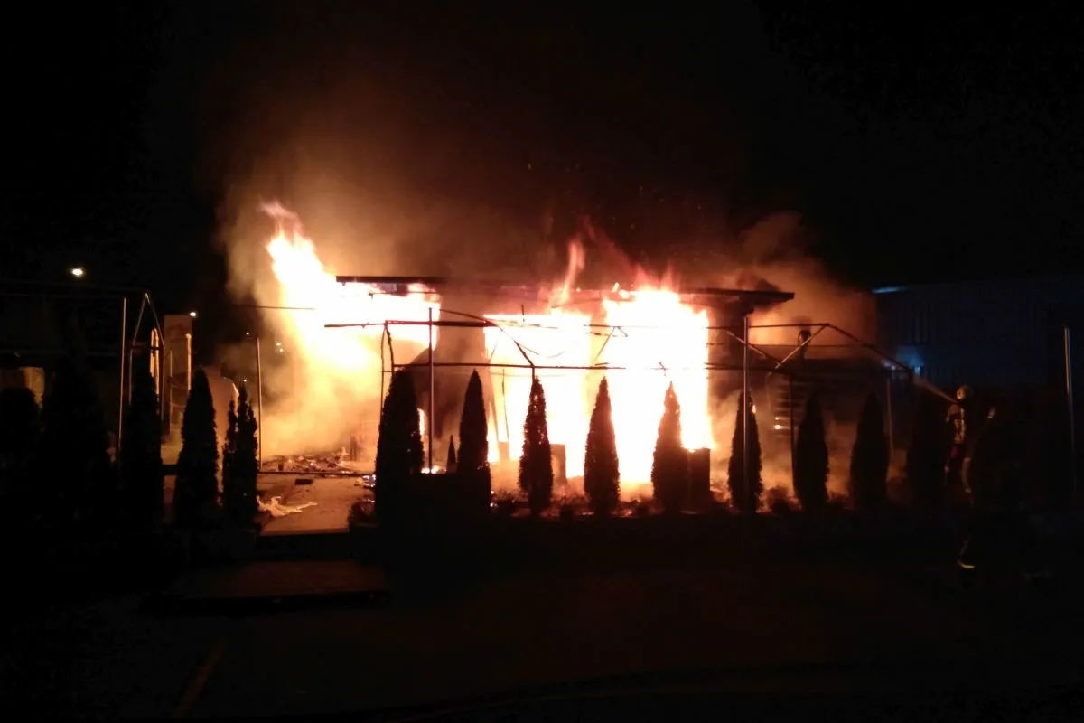 Villmergen AG - Restaurant ein Raub der Flammen