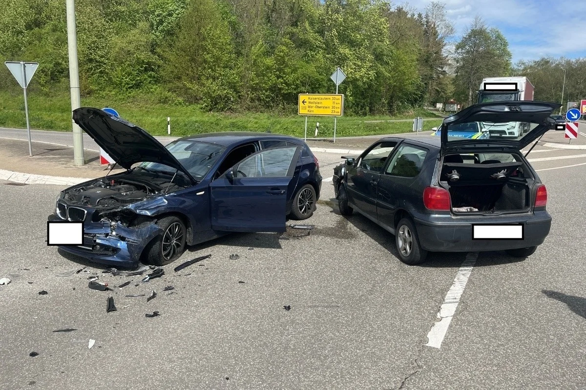 Unfall in Lauterecken RP - BMW übersehen 