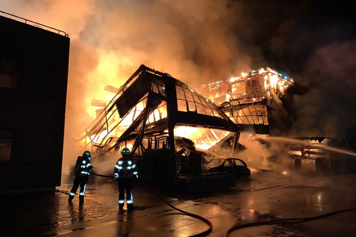 Appenzell - Grossbrand im Industriegebiet - enormer Sachschaden 