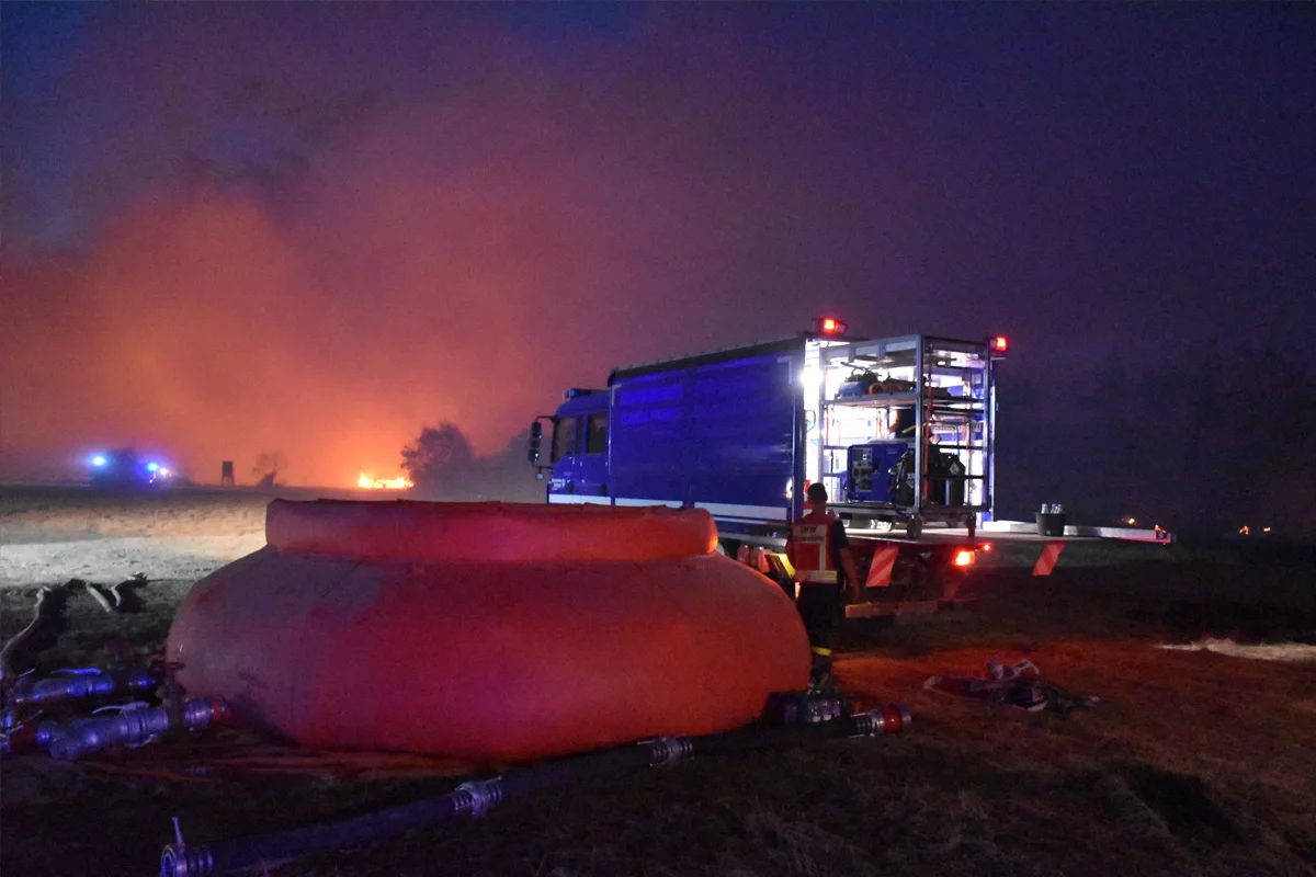 Gohrischheide SN / Gösselsdorf TH – THW unterstützt mit über 100 Kräften bei Waldbränden