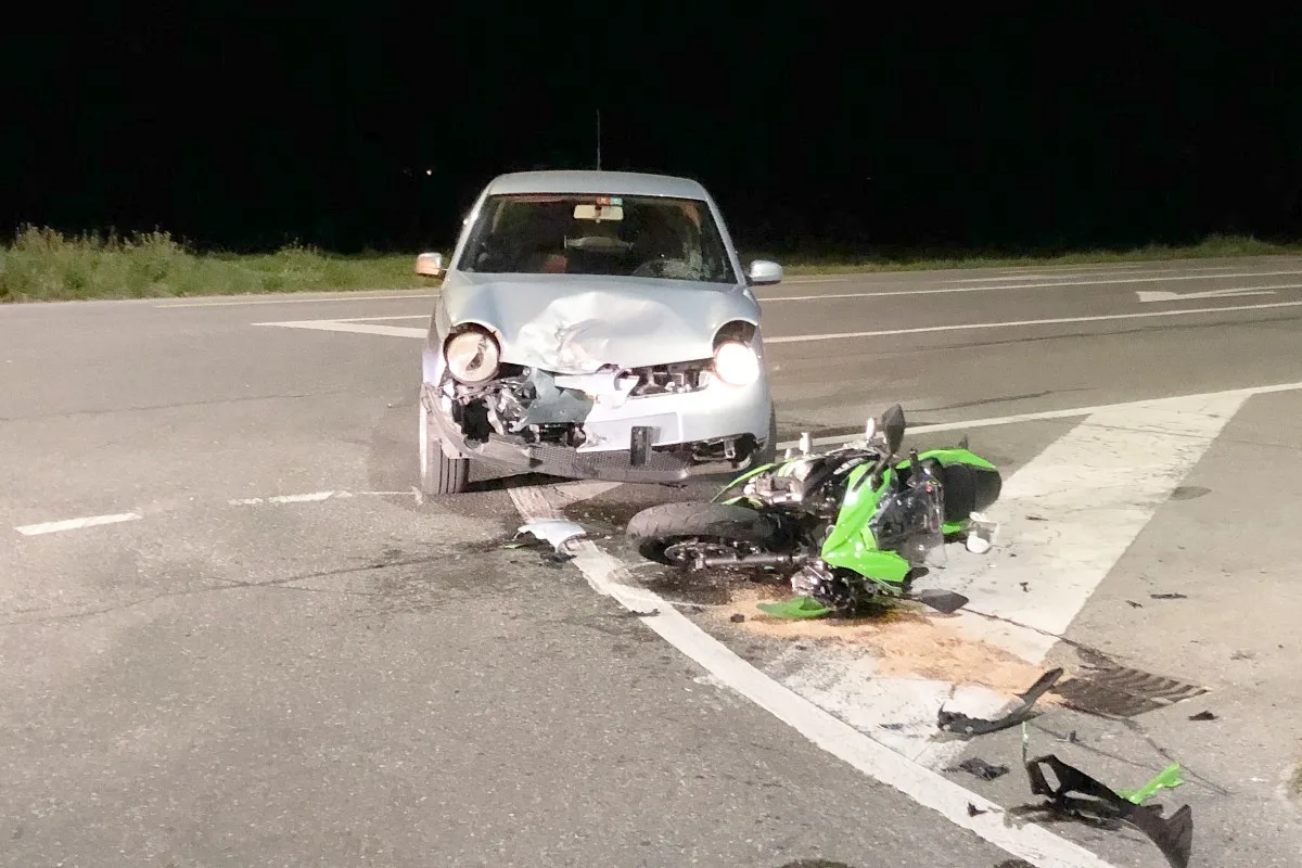 Wagenhausen TG - Motorradfahrer nach Unfall verletzt