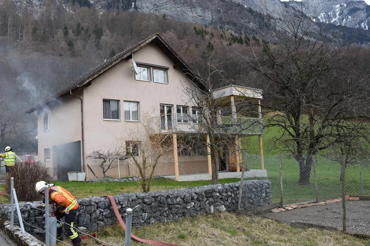 Flums SG – Heizungsbrand in Einfamilienhaus