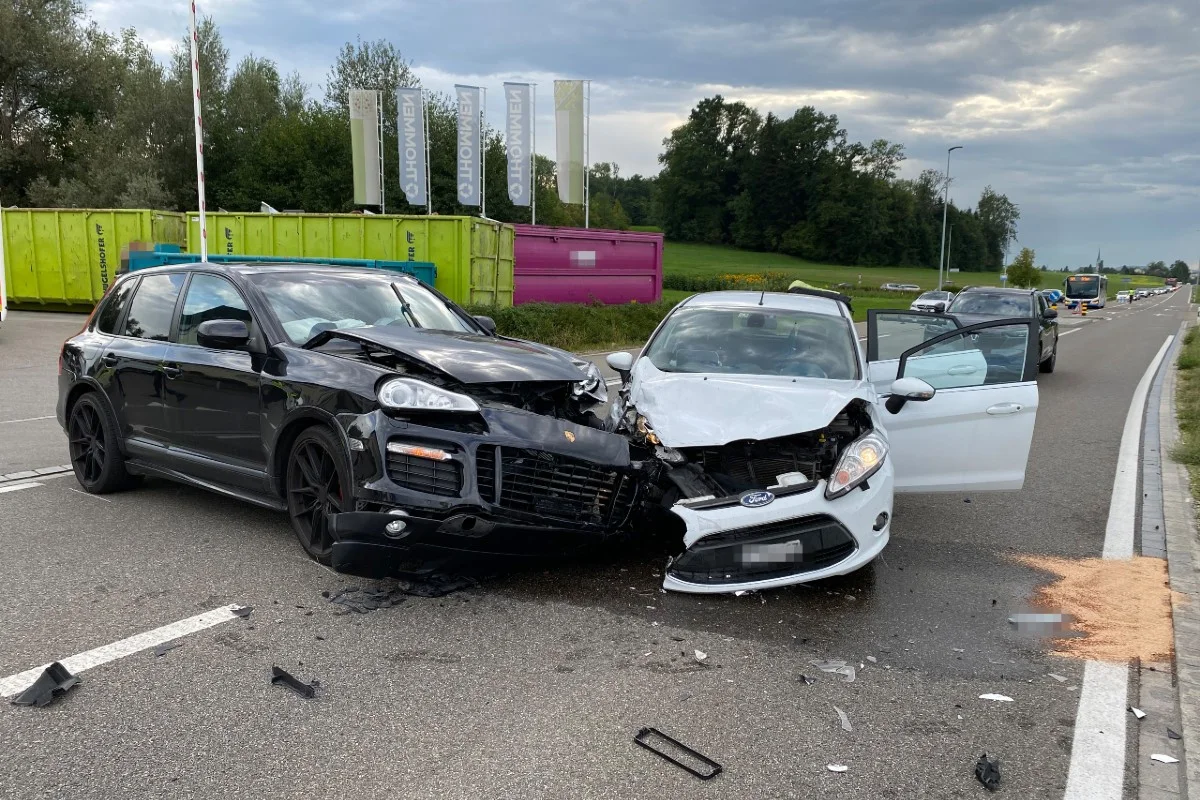 Amriswil TG - Mehrere Verletzte nach Kollision