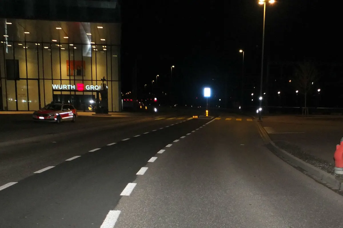 Rorschach SG - Mann fährt alkoholisiert in Verkehrsteiler