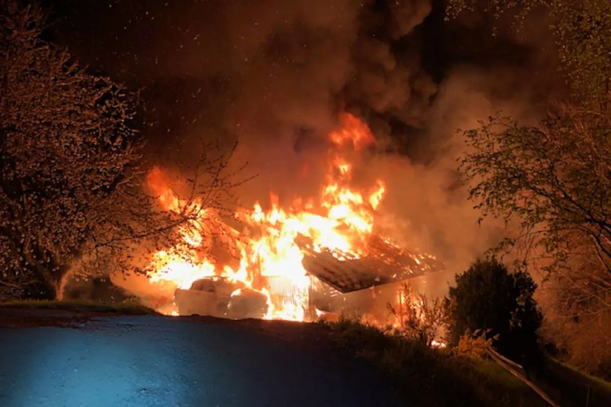 Troistorrents VS - 2 Personen bei Chaletbrand verletzt 