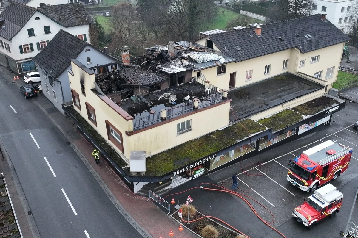 Schaan FL – Brand richtet grossen Sachschaden an