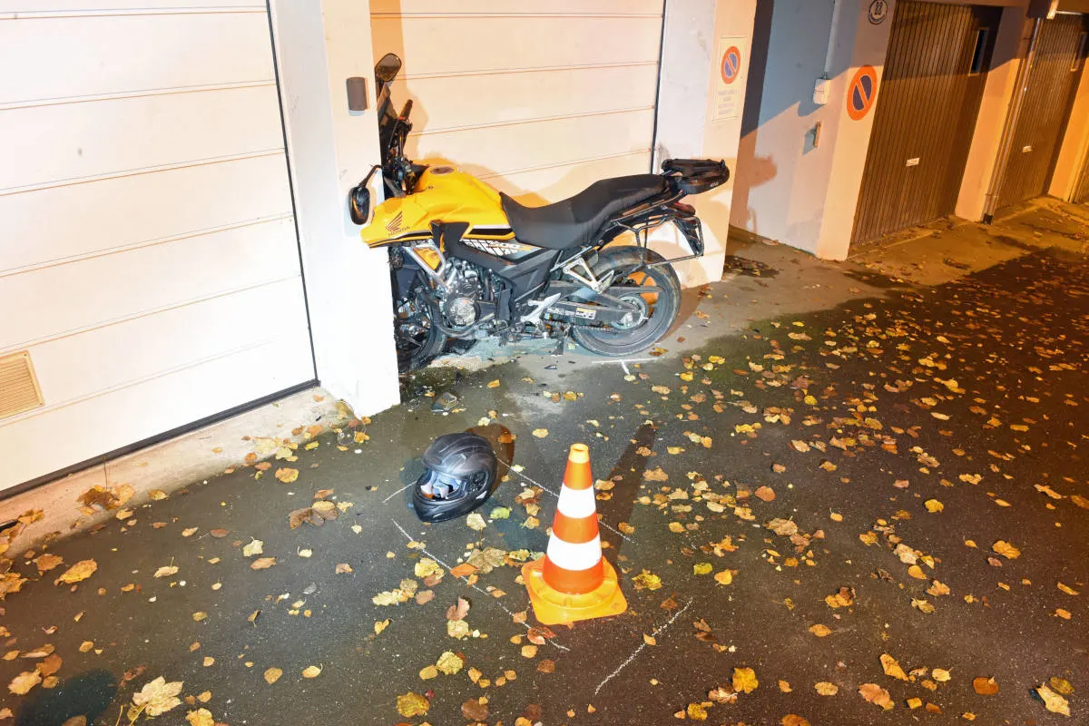 Stadt Luzern – Motorradfahrer nach Unfall erheblich verletzt