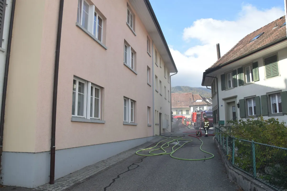 Mümliswil SO - Wohnung nach Brand unbewohnbar