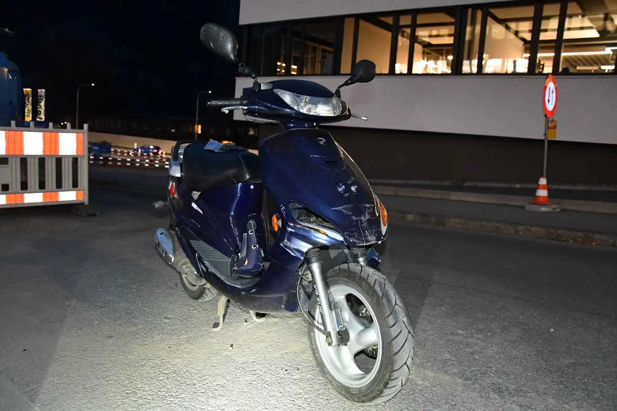 Verkehrsunfall in Chur - 18-jähriger Rollerfahrer bei Verkehrsunfall verletzt
