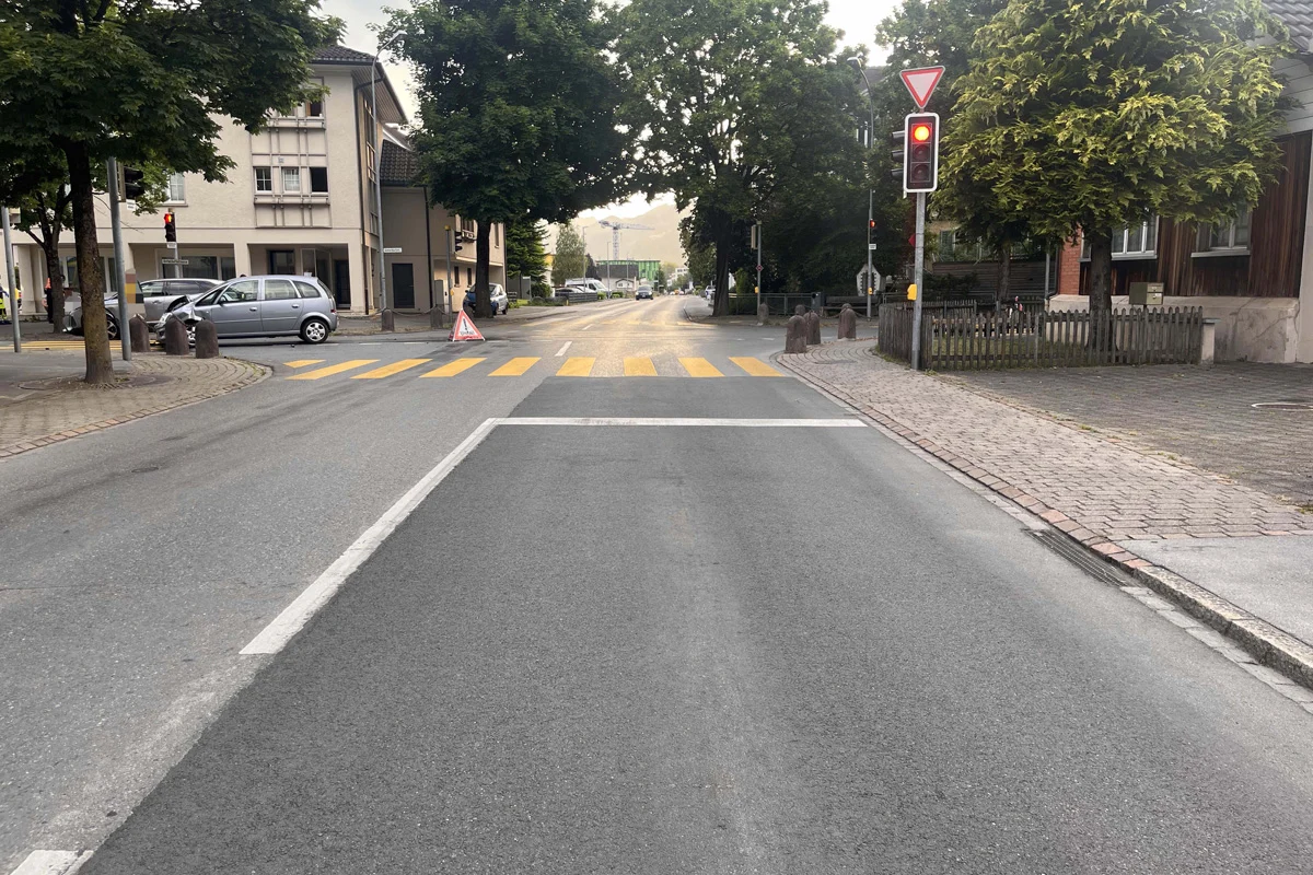 Widnau SG – Zwei Verletzte bei Kollision zwischen Autos