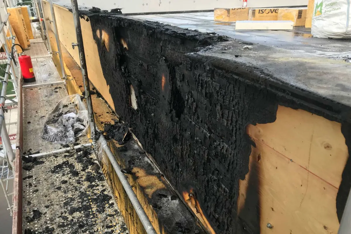 Bubendorf BL - Neue Lagerhalle in Brand geraten